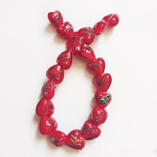 Lampwork Beads Heart DIY Sold By Bag