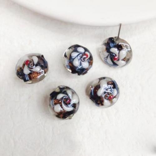 Ručno lampwork perle, možete DIY, više boja za izbor, 15mm, Rupa:Približno 2mm, 10računala/Torba, Prodano By Torba