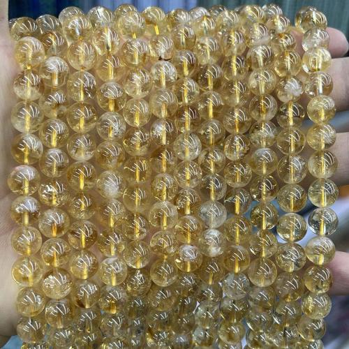 Φυσικές χάντρες Σιτρίν, Citrine, Γύρος, DIY, περισσότερα χρώματα για την επιλογή, 8mm, Sold Per Περίπου 38 cm Strand