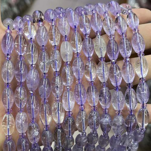 Natuurlijke Amethyst kralen, Amethist, Emmer, DIY, purper, 8x13mm, Per verkocht Ca 38 cm Strand