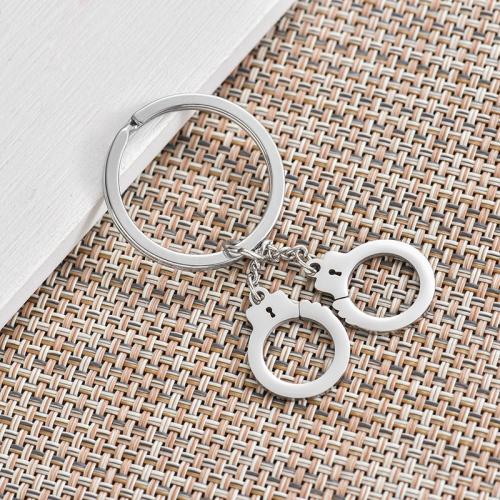 Z nerezové oceli Key zavírací, 304 Stainless Steel, unisex, nikl, olovo a kadmium zdarma, Prodáno By PC