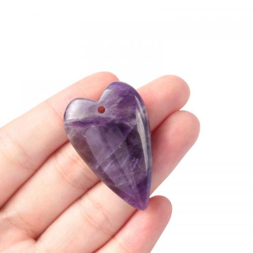 Gemstone Pendants Jewelry Heart DIY Sold By PC