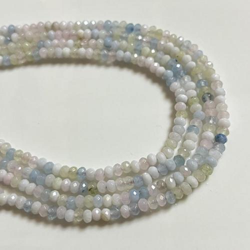 Violetinė Chalcedonas, Butas Round, Pasidaryk pats, multi-colored, 4x2.60mm, Parduota už Apytiksliai 39 cm Strand