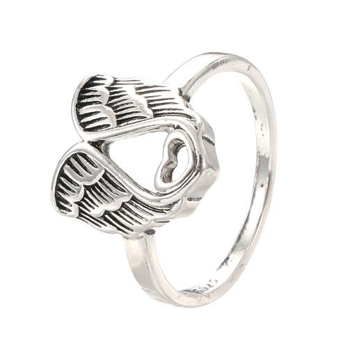 Zinklegierung Fingerring , plattiert, Modeschmuck & verschiedene Stile für Wahl & für Frau, originale Farbe, frei von Nickel, Blei & Kadmium, verkauft von PC