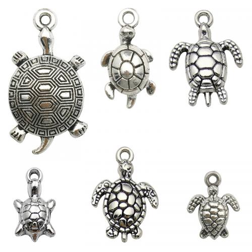 Pendentifs animaux en alliage de zinc, Placage, modèle mixte & DIY, couleur originale, Size: 12X23mm, 18PC/sac, Vendu par sac