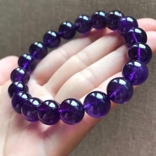 Quarz Armbänder, Amethyst, Modeschmuck & verschiedene Größen vorhanden & verschiedene Stile für Wahl & für Frau, violett, frei von Nickel, Blei & Kadmium, verkauft von PC