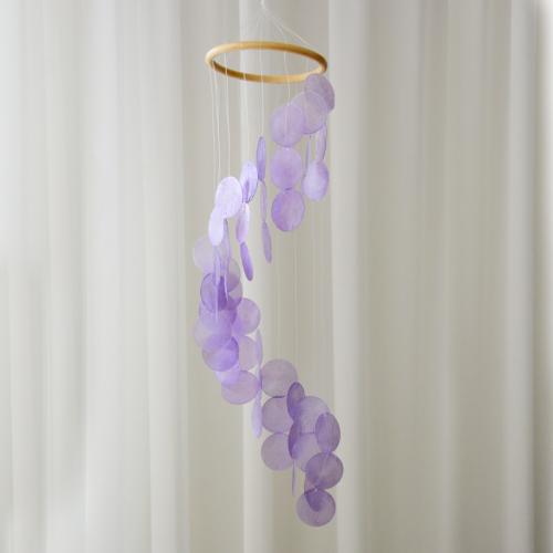 Wind Chimes Outdoor a domácí dekorace, Capiz Shell, více barev na výběr, 150x620mm, Prodáno By PC