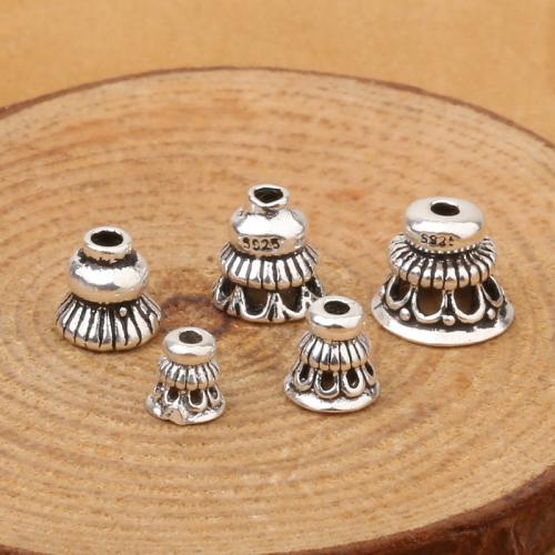 3 Holes Guru Beads 925 Sterling Silver DIY & blacken Sold By PC