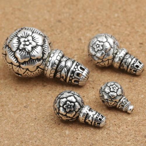 3 Beads Hole Guru, 925 sterline d'argento, Vintage & DIY & formato differente per scelta, Venduto da set