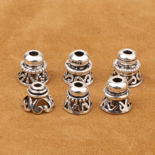 3 Perles Trou Guru, Argent sterling 925, DIY & styles différents pour le choix & noircir, Vendu par PC