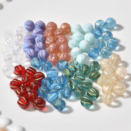 Handgemaakte Lampwork Beads, Pompoen, DIY, meer kleuren voor de keuze, 8mm, Verkocht door PC