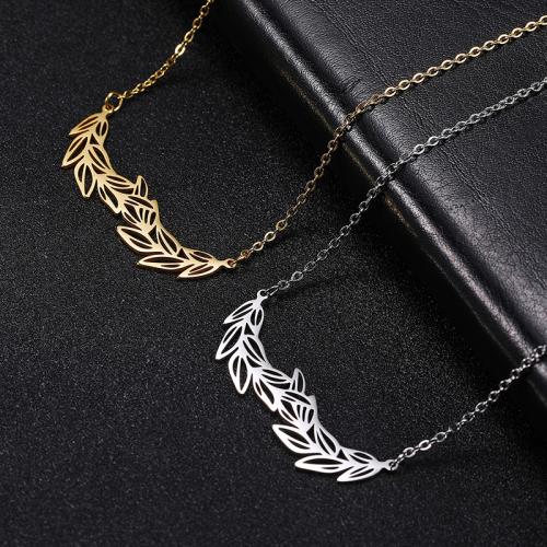 Stainless Steel Jewelry Necklace 304 Stainless Steel with 5cm extender chain Vacuum Ion Plating fashion jewelry & for woman Sold Per Approx 45 cm Strand