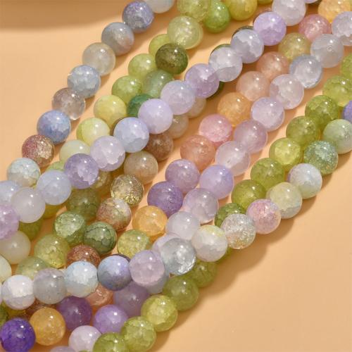 Fashion Glass Beads Round DIY 8mm Approx Sold By Strand