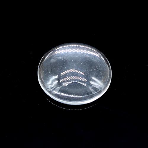 Aimants pour réfrigérateur, verre, Plat rond, DIY, transparent, 18mm, Environ 100PC/sac, Vendu par sac