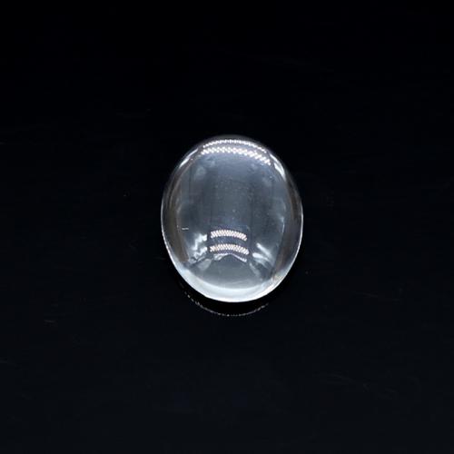 Imãs de geladeira, vidro, Oval achatado, DIY, limpo, 13x18mm, Aprox 100PCs/Bag, vendido por Bag