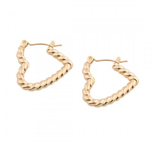 Cruach dhosmálta Lever Back Earring, 304 Cruach dhosmálta, plátáilte, do bhean, órga, 22.50x22.50x2.50mm, Díolta De réir Péire