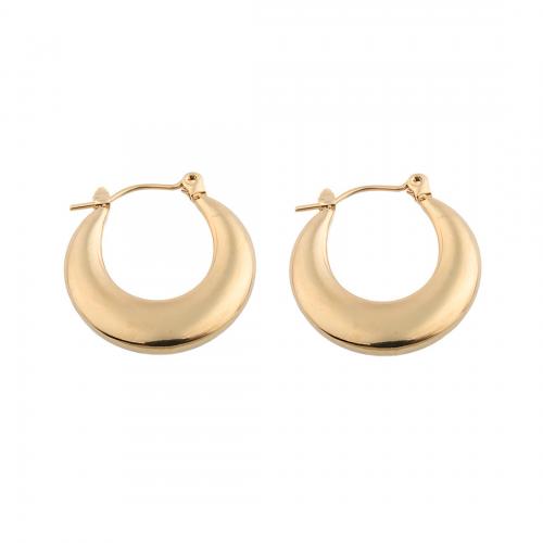 Cruach dhosmálta Lever Back Earring, 304 Cruach dhosmálta, plátáilte, do bhean, órga, 22.50x22x3mm, Díolta De réir Péire