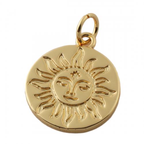 Brass Jewelry Pendants fashion jewelry & for woman golden nickel lead & cadmium free Approx 3.5mm Sold By PC