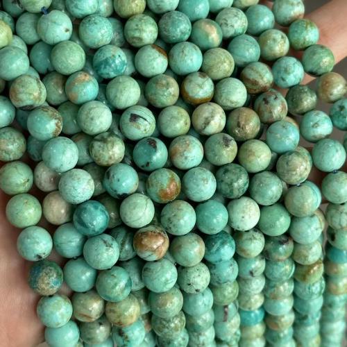 Tyrkysové korálky, Přírodní Turquoise, Kolo, lesklý, DIY & různé velikosti pro výběr, zelený, Prodáno za Cca 38 cm Strand