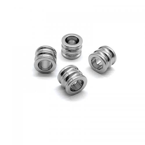 304 Edelstahl Zylinder, plattiert, DIY, 10x2x8mm, verkauft von PC