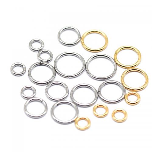 Edelstahl Geschlossener Ring, 304 Edelstahl, Galvanische Beschichtung, DIY & verschiedene Größen vorhanden, keine, 1000PCs/Tasche, verkauft von Tasche