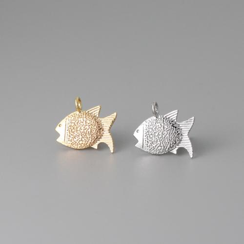 真鍮ジュエリーペンダント, 銅, 魚, 14 K ゴールド メッキ, DIY, 無色, 売り手 パソコン