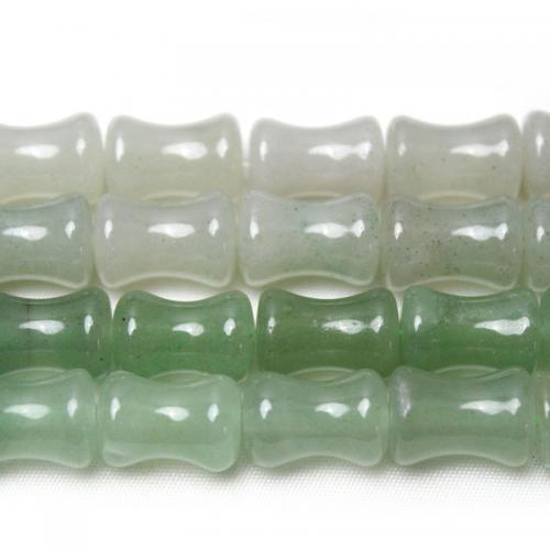 Aventurine Korálky, Aventurta, Bambus, DIY, více barev na výběr, 8x12mm, Cca 26PC/Strand, Prodáno By Strand