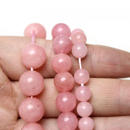 Paars Chalcedoon, Ronde, DIY & verschillende grootte voor keus, roze, Verkocht door Strand