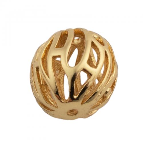 Holle Brass Beads, Messing, mode sieraden & DIY, gouden, nikkel, lood en cadmium vrij, 8.50x7.50mm, Gat:Ca 0.5mm, Verkocht door PC