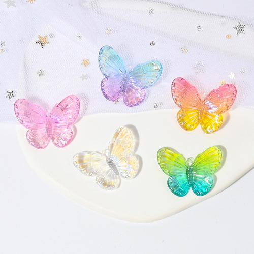 Hair Accessories DIY Findings Resin Butterfly Sold By PC