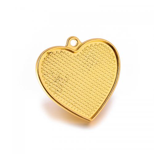 Zinc Alloy vedhæng Cabochon Setting, Heart, forgyldt, du kan DIY, flere farver til valg, 30mm, 50pc'er/Bag, Solgt af Bag