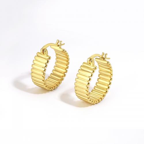 Brass Leverback Earring plated for woman golden Sold By Pair