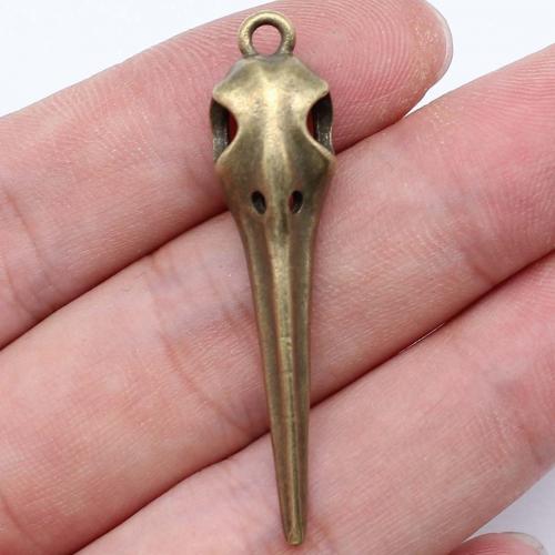 Zinc Alloy Hollow Pendler, forgyldt, mode smykker & du kan DIY & hule, flere farver til valg, 10x44mm, Solgt af PC