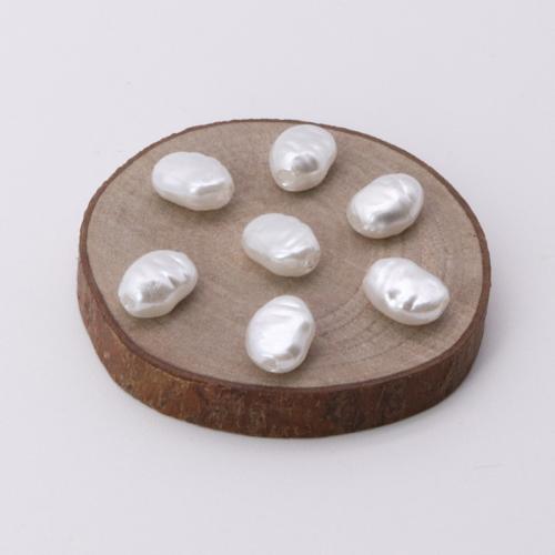 Grânulos de plástico ABS, Pérolas de plástico ABS, Arroz, estufagem de verniz, DIY, branco, 7x6x4mm, vendido por PC