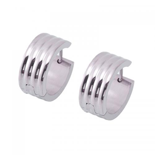 Stainless Steel Lever Terug Earring, 304 roestvrij staal, plated, voor vrouw, oorspronkelijke kleur, Verkocht door pair