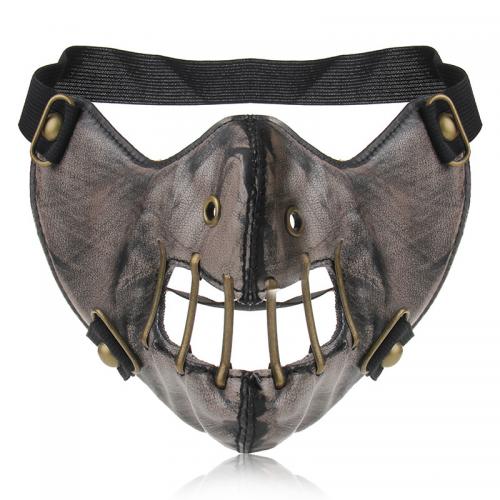 PU gasbinda mask, Vintage & Unisex & ihålig, fler färger för val, 230x140mm, Säljs av PC