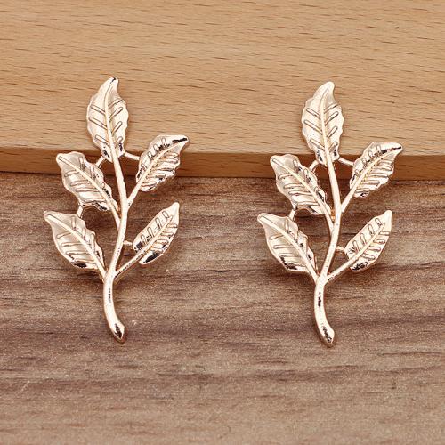 Hair Stick Findings Zinc Alloy Leaf plated DIY nickel lead & cadmium free Approx Sold By Bag