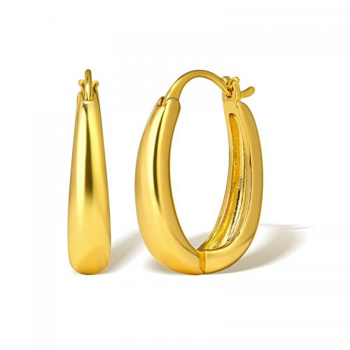 Brass Leverback Earring plated for woman golden Sold By Pair