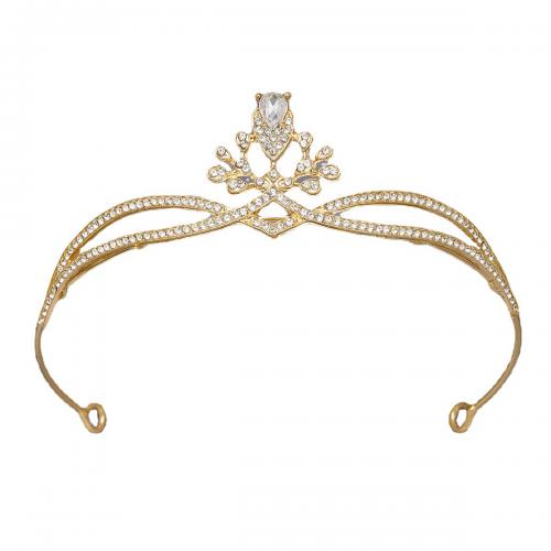 Diadema, lega in zinco, with strass, gioielli di moda & per la donna & con strass, nessuno, assenza di nichel,piombo&cadmio, Circumference of 33 cm,Diameter: 13.8cm,Height: 4cm, Venduto da PC