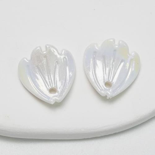 Acrylic Pendants petals DIY 16mm Approx Sold By Bag