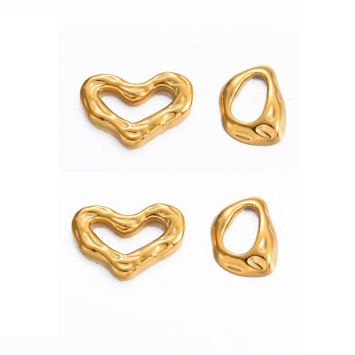 Roestvrij staal Stud Earrings, 304 roestvrij staal, gold plated, DIY & verschillende stijlen voor de keuze, meer kleuren voor de keuze, Verkocht door PC