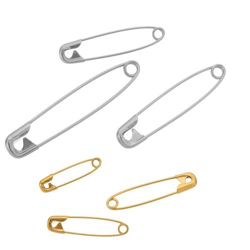 304 roestvrij staal Kilt Pin, DIY & verschillende grootte voor keus, meer kleuren voor de keuze, 100pC's/Bag, Verkocht door Bag