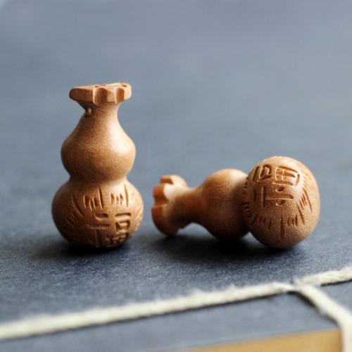 puu Riipukset, Persikka puu, Calabash, Carved, tee-se-itse, 22x12mm, Myymät PC