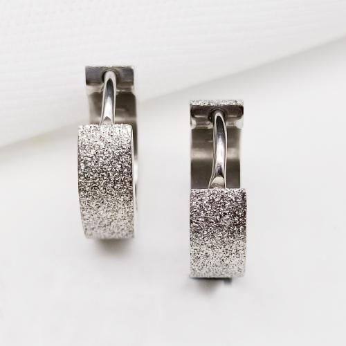 Cruach dhosmálta Lever Back Earring, 304 Cruach dhosmálta, unisex, dathanna níos mó le haghaidh rogha, Inner diameter 9mm, width 4mm, Díolta De réir PC