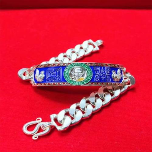 Brass Bracelet plated folk style & Unisex & enamel Sold By PC