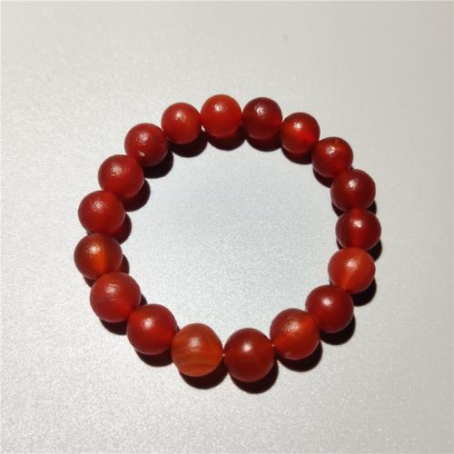 Agate Jewelry Bracelet Round fashion jewelry & Unisex Length Approx 18 cm Sold By PC