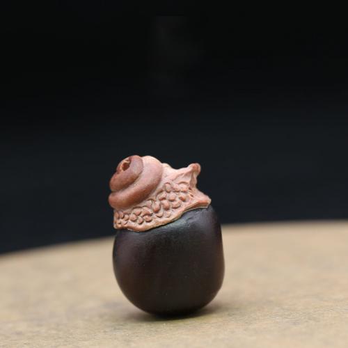 træ Vedhæng, Bodhi, Snail, Carved, du kan DIY, height is about 3.1-4CM, Solgt af PC