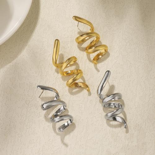 Zinc Alloy Stud Earring plated fashion jewelry & for woman Sold By Pair