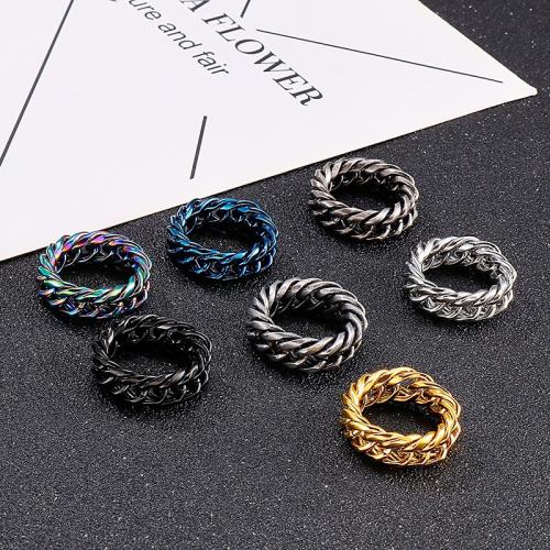 Stainless Steel Finger Ring 304 Stainless Steel plated fashion jewelry & for man nickel lead & cadmium free mm Sold By PC