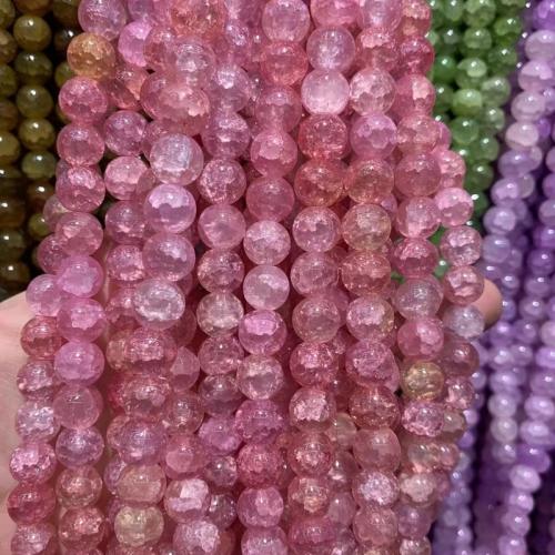 Fashion Glazen kralen, Glas, Ronde, DIY, meer kleuren voor de keuze, 10mm, 10strengen/Bag, Ca 80pC's/Strand, Verkocht door Bag